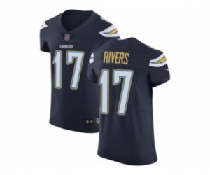 Los Angeles Chargers #17 Philip Rivers Navy Blue Team Color Men Stitched NFL Vapor Untouchable Elite Jersey