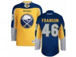 Reebok Buffalo Sabres #46 Cody Franson Authentic Gold New Third NHL Jersey