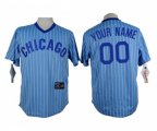 Customized Chicago Cubs Jerseys blue cool base baseball throwback
