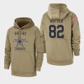 Dallas Cowboys #82 Jason Witten 2019 Salute to Service Sideline Therma Pullover Hoodie