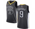 Golden State Warriors #9 Andre Iguodala Authentic Black Basketball Jersey - Statement Edition