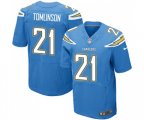 Los Angeles Chargers #21 LaDainian Tomlinson Elite Electric Blue Alternate Football Jersey