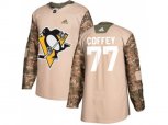 Adidas Pittsburgh Penguins #77 Paul Coffey Camo Authentic 2017 Veterans Day Stitched NHL Jersey