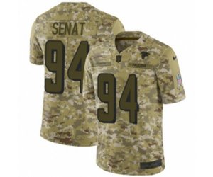 Atlanta Falcons #94 Deadrin Senat Limited Camo 2018 Salute to Service NFL Jersey