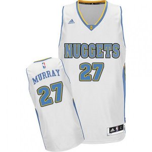 Denver Nuggets #27 Jamal Murray Swingman White Home NBA Jersey