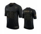 Houston Texans #32 Lonnie Johnson Jr. Black 2020 Salute to Service Limited Jersey