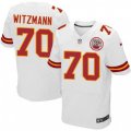 Kansas City Chiefs #70 Bryan Witzmann White Vapor Untouchable Elite Player NFL Jersey