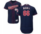 Minnesota Twins Jorge Alcala Authentic Navy Blue Alternate Flex Base Authentic Collection Baseball Player Jersey