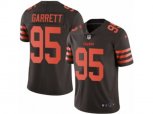 Cleveland Browns #95 Myles Garrett Brown Stitched NFL Limited Rush Jersey