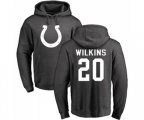 Indianapolis Colts #20 Jordan Wilkins Ash One Color Pullover Hoodie