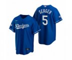 Los Angeles Dodgers Corey Seager Royal 2020 World Series Champions MVP Replica Jersey