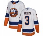 New York Islanders #3 Adam Pelech Authentic White Away NHL Jersey