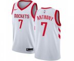 Houston Rockets #7 Carmelo Anthony Swingman White NBA Jersey - Association Edition