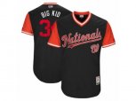 Washington Nationals #34 Bryce Harper Big Kid Authentic Navy Blue 2017 Players Weekend MLB Jersey