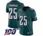 Philadelphia Eagles #25 Tommy McDonald Midnight Green Team Color Vapor Untouchable Limited Player 100th Season Football Jersey