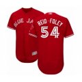 Toronto Blue Jays #54 Sean Reid-Foley Scarlet Alternate Flex Base Authentic Collection Alternate Baseball Player Jersey
