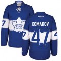 Toronto Maple Leafs #47 Leo Komarov Premier Royal Blue 2017 Centennial Classic NHL Jersey