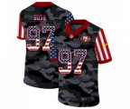 San Francisco 49ers #97 Nick Bosa 2020 USA Camo Salute to Service Limited Jersey