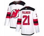New Jersey Devils #21 Kyle Palmieri White Road Stitched Hockey Jersey