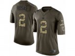 New York Giants #2 Aldrick Rosas Limited Green Salute to Service NFL Jersey