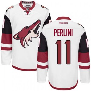 Arizona Coyotes #11 Brendan Perlini Authentic White Away NHL Jersey