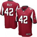 Atlanta Falcons #42 Duke Riley Game Red Team Color NFL Jersey