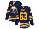 Adidas Buffalo Sabres #63 Tyler Ennis Navy Blue Home Authentic Stitched NHL Jersey