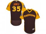 San Diego Padres #35 Randy Jones Brown 2016 All-Star National League BP Authentic Collection Flex Base MLB Jersey