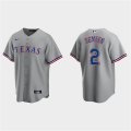 Texas Rangers #2 Marcus Semien Gray Cool Base Stitched Baseball Jersey