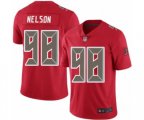 Tampa Bay Buccaneers #98 Anthony Nelson Limited Red Rush Vapor Untouchable Football Jersey