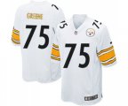Pittsburgh Steelers #75 Joe Greene Game White Football Jersey