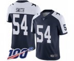 Dallas Cowboys #54 Jaylon Smith Navy Blue Throwback Alternate Vapor Untouchable Limited Player 100th Season Football Jersey