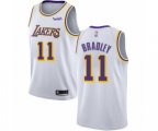 Los Angeles Lakers #11 Avery Bradley Authentic White Basketball Jersey - Association Edition
