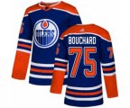 Edmonton Oilers #75 Evan Bouchard Premier Royal Blue Alternate NHL Jersey