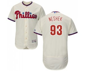 Philadelphia Phillies #93 Pat Neshek Cream Alternate Flex Base Authentic Collection Baseball Jersey