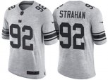 New York Giants #92 Michael Strahan 2016 Gridiron Gray II NFL Limited Jersey