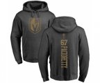 Vegas Golden Knights #67 Max Pacioretty Charcoal One Color Backer Pullover Hoodie