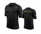Pittsburgh Steelers #76 Chukwuma Okorafor Black 2020 Salute to Service Limited Jersey