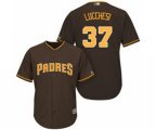 San Diego Padres Joey Lucchesi Replica Brown Alternate Cool Base Baseball Player Jersey