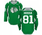 Chicago Blackhawks #81 Marian Hossa Authentic Green Practice NHL Jersey