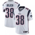 New England Patriots #38 Brandon Bolden White Vapor Untouchable Limited Player NFL Jersey