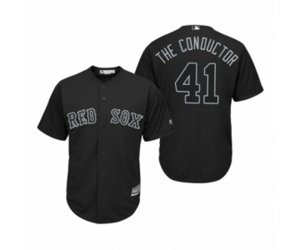 Boston Red Sox Chris Sale The Conductor Black 2019 Players\' Weekend Replica Jersey