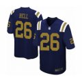 New York Jets #26 Le'Veon Bell Game Navy Blue Alternate Football Jersey