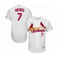 St. Louis Cardinals #7 Andrew Knizner White Home Flex Base Authentic Collection Baseball Player Jersey