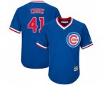 Chicago Cubs #41 Steve Cishek Replica Royal Blue Cooperstown Cool Base MLB Jersey