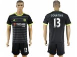 Chelsea #13 Courtois Away Soccer Club Jersey