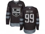 Los Angeles Kings #99 Wayne Gretzky Black 1917-2017 100th Anniversary Stitched NHL Jersey