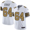 New Orleans Saints #64 Zach Strief Limited White Rush Vapor Untouchable NFL Jersey