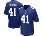 New York Giants #41 Antoine Bethea Game Royal Blue Team Color Football Jersey