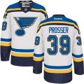 St. Louis Blues #39 Nate Prosser Authentic White Away NHL Jersey